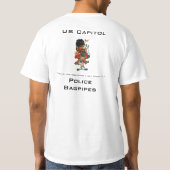 Amerikaanse politie Bagpipes T-shirt (Achterkant)