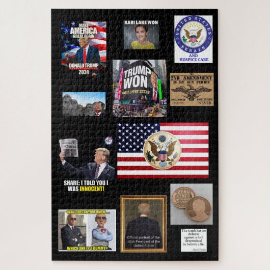 AMERIKAANSE POLITIEK VERDWENEN HAYWIRE 2 LEGPUZZEL (Verticaal)