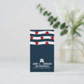 Amerikaanse politiek visitekaartje (Staand voorkant)