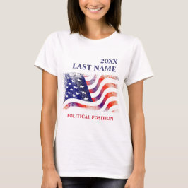 Amerikaanse politieke campagne t-shirt