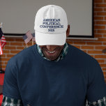 Amerikaanse politieke conferentie geborduurde pet<br><div class="desc">Een klassieke stijl die zo goed past bij de rest van de  Amerikaanse politieke conferentie!</div>
