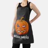 Amerikaanse Pompoen Patriottische Halloween Jack O Schort (Insitu)