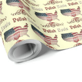 Amerikaanse Poolse wortels Cadeaupapier (Rol Hoek)