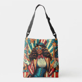 Amerikaanse Pop Art Designer Crossbody Bag Tas (Achterkant)