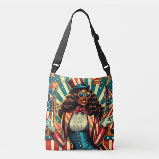 Amerikaanse Pop Art Designer Crossbody Bag Tas (Voorkant)