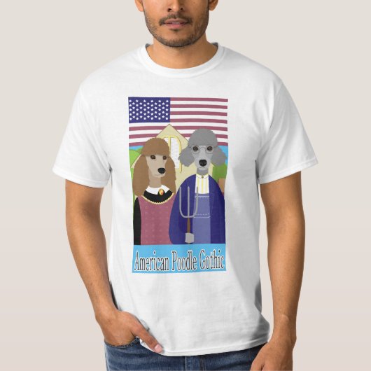 Amerikaanse portaalgothiek t-shirt (Voorkant)