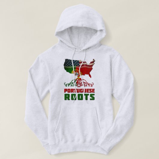 Amerikaanse Portugese rots Hoodie (Design voorkant)
