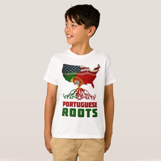 Amerikaanse Portugese rots T-shirt (Voorkant volledig)