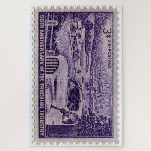 Amerikaanse postage Stamp Jigzaag Puzzle Legpuzzel (Verticaal)