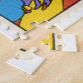 Amerikaanse postage Stamp Jigzaag Puzzle Legpuzzel (Zijkant)