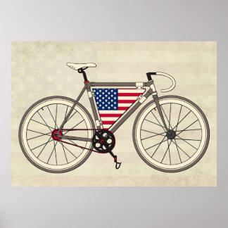 Amerikaanse poster Bike