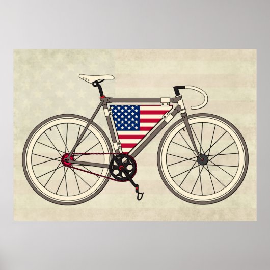 Amerikaanse poster Bike (Voorkant)
