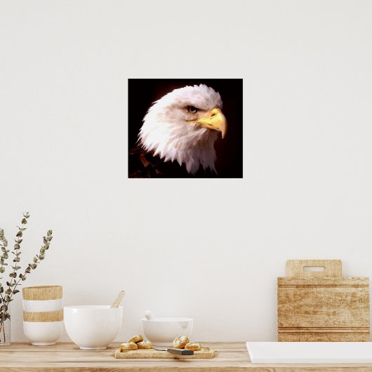 Amerikaanse Poster Eagle Bald Eagle (Keuken)