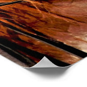 Amerikaanse Poster met saddlebred Horse Print (Hoek)