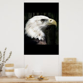 Amerikaanse Posterprint van de Witte Amerikaanse Z Poster (Keuken)