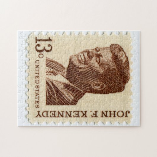 Amerikaanse postzegel Jigzaag Puzzle Legpuzzel (Horizontaal)