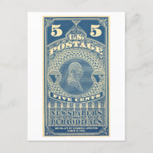 Amerikaanse postzegel voor kranten en tijdschrifte