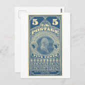 Amerikaanse postzegel voor kranten en tijdschrifte briefkaart (Voorkant / Achterkant)