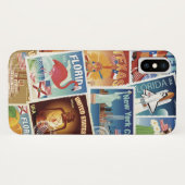 Amerikaanse postzegels Case-Mate iPhone case (Achterkant (horizontaal))