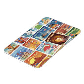 Amerikaanse postzegels magneet (Linkerzijde)