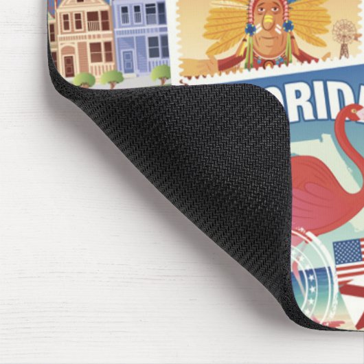 Amerikaanse postzegels muismat (Hoek)