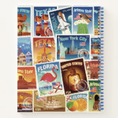 Amerikaanse postzegels notitieboek (Achterkant)