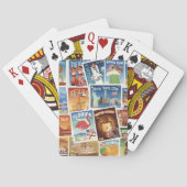 Amerikaanse postzegels pokerkaarten (Achterkant)