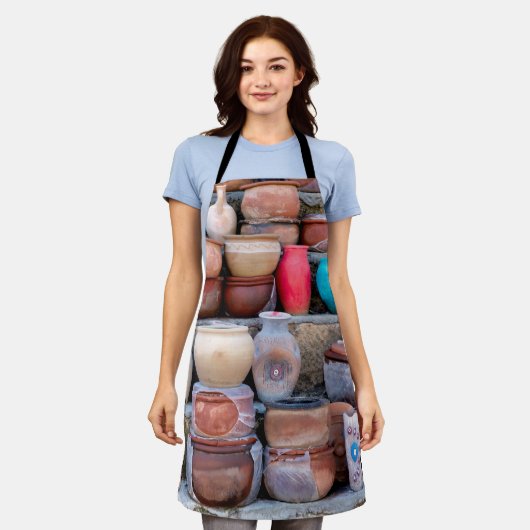 Amerikaanse potterij schort (Gedragen)