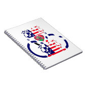 Amerikaanse prachtige, ongelooflijke tekst Lieve H Notitieboek (Rechterzijde)