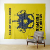 AMERIKAANSE PREPPER WANDKLEED (In Situ (horizontaal))