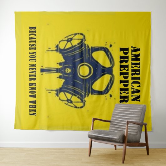 AMERIKAANSE PREPPER WANDKLEED (In Situ (horizontaal))