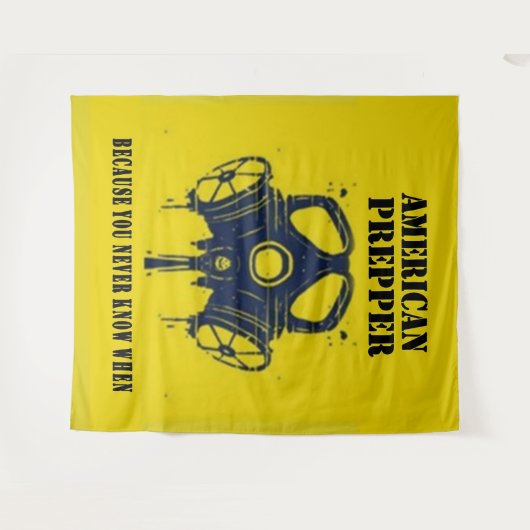 AMERIKAANSE PREPPER WANDKLEED (Voorkant (horizontaal))