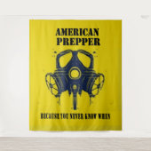 AMERIKAANSE PREPPER WANDKLEED (Voorkant)