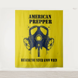 AMERIKAANSE PREPPER WANDKLEED