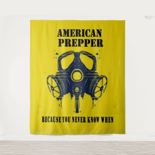 AMERIKAANSE PREPPER WANDKLEED (Voorkant)