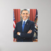 Amerikaanse President Barack Obama Canvas Afdruk (Voorkant)