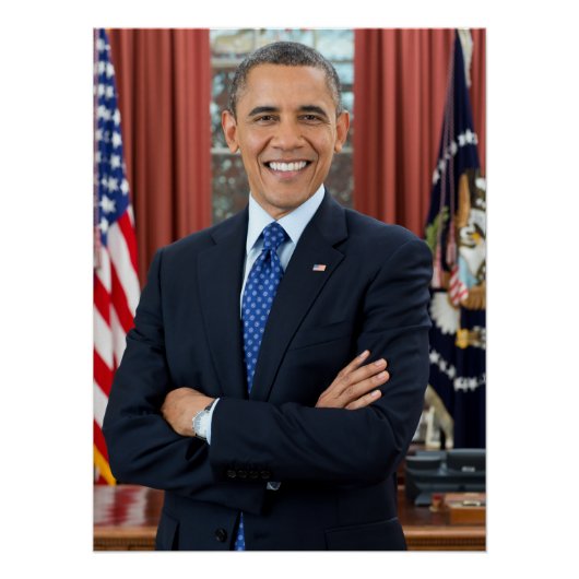 Amerikaanse president Barack Obama Glanzend Perfect Poster (Voorkant)