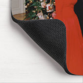 Amerikaanse President Bill Clinton Kerstkaart Muismat (Hoek)