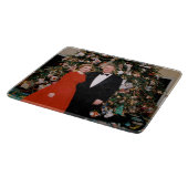 Amerikaanse President Bill Clinton Kerstkaart Snijplank (Hoek)