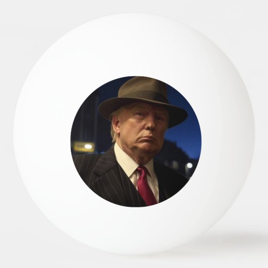 Amerikaanse president Donald Trump peter Pingpongbal (Voorkant)