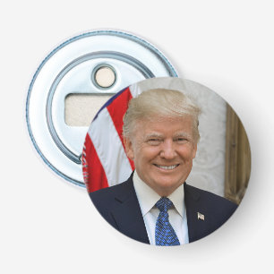 Amerikaanse president Donald Trump Witte Huis Button Flesopener