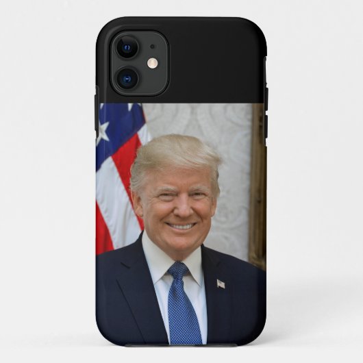 Amerikaanse president Donald Trump Witte Huis Case-Mate iPhone Case (Achterkant)