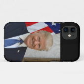 Amerikaanse president Donald Trump Witte Huis Case-Mate iPhone Case (Achterkant (horizontaal))