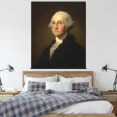 Amerikaanse president George Washington, Stuart Canvas Afdruk (Insitu (Slaapkamer))