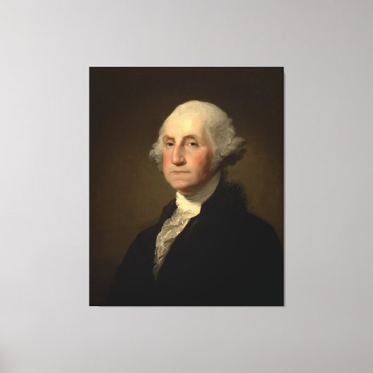 Amerikaanse president George Washington, Stuart Canvas Afdruk (Voorkant)