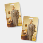 Amerikaanse president James Earl Carter Oval Offic Badge (Voor- en achterkant)