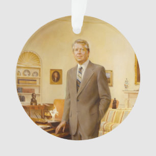 Amerikaanse president James Earl Carter Oval Offic Ornament