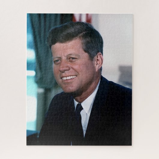 Amerikaanse president John F. Kennedy in het Oval  Legpuzzel (Verticaal)