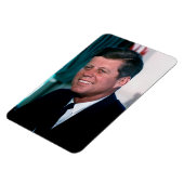 Amerikaanse president John F. Kennedy in het Oval  Magneet (Linkerzijde)