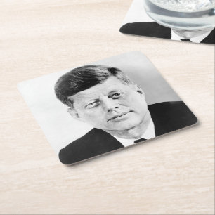 Amerikaanse President John Kennedy Presidentiële F Kartonnen Onderzetters